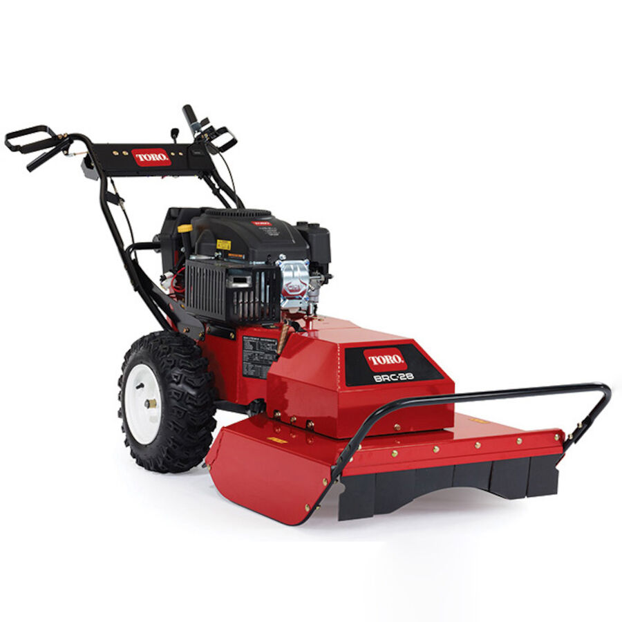 Toro walk-behind brush mower